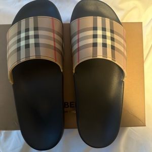 Men's Furley Check Slides